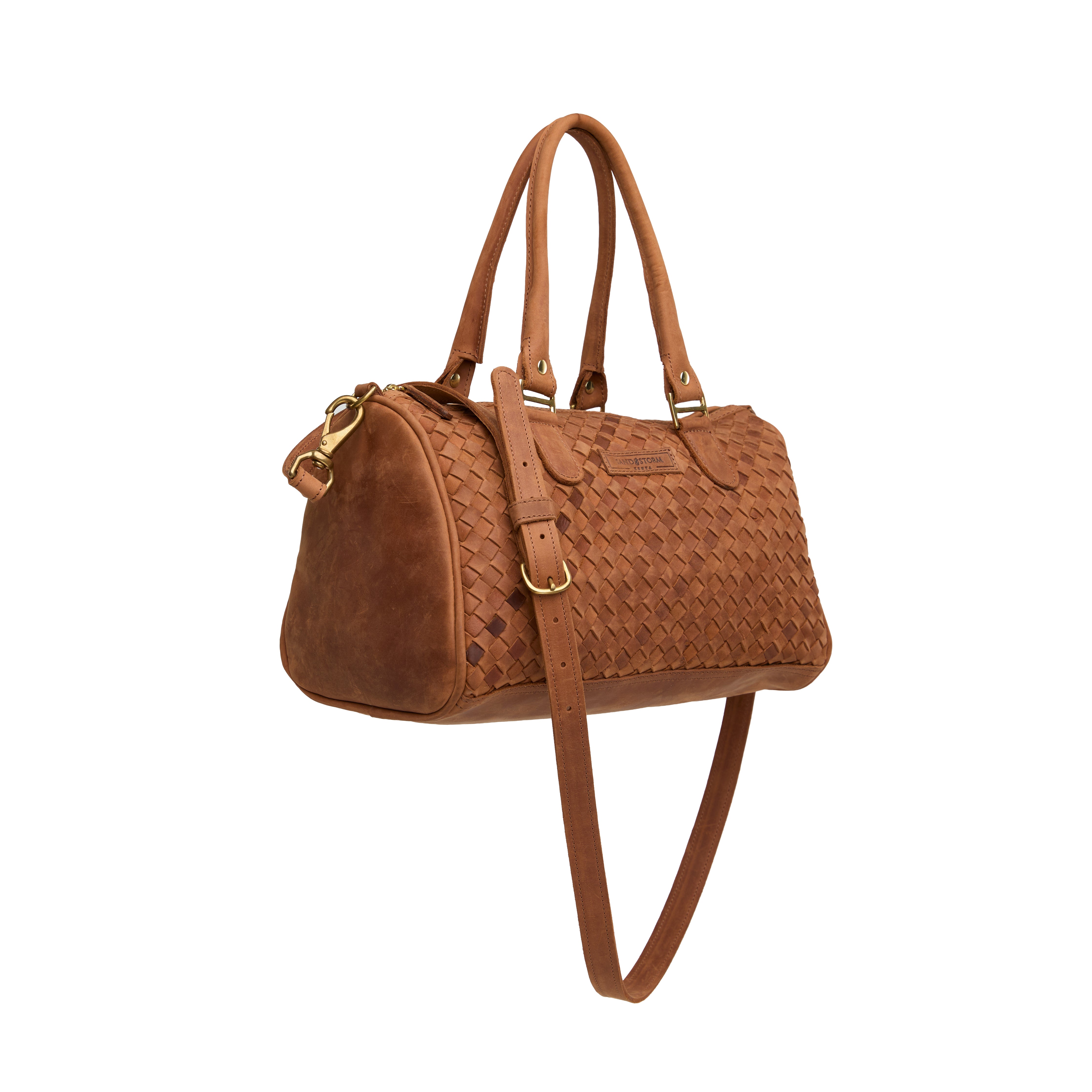 Pull-up Leather Virginia Bag Woven — view 3