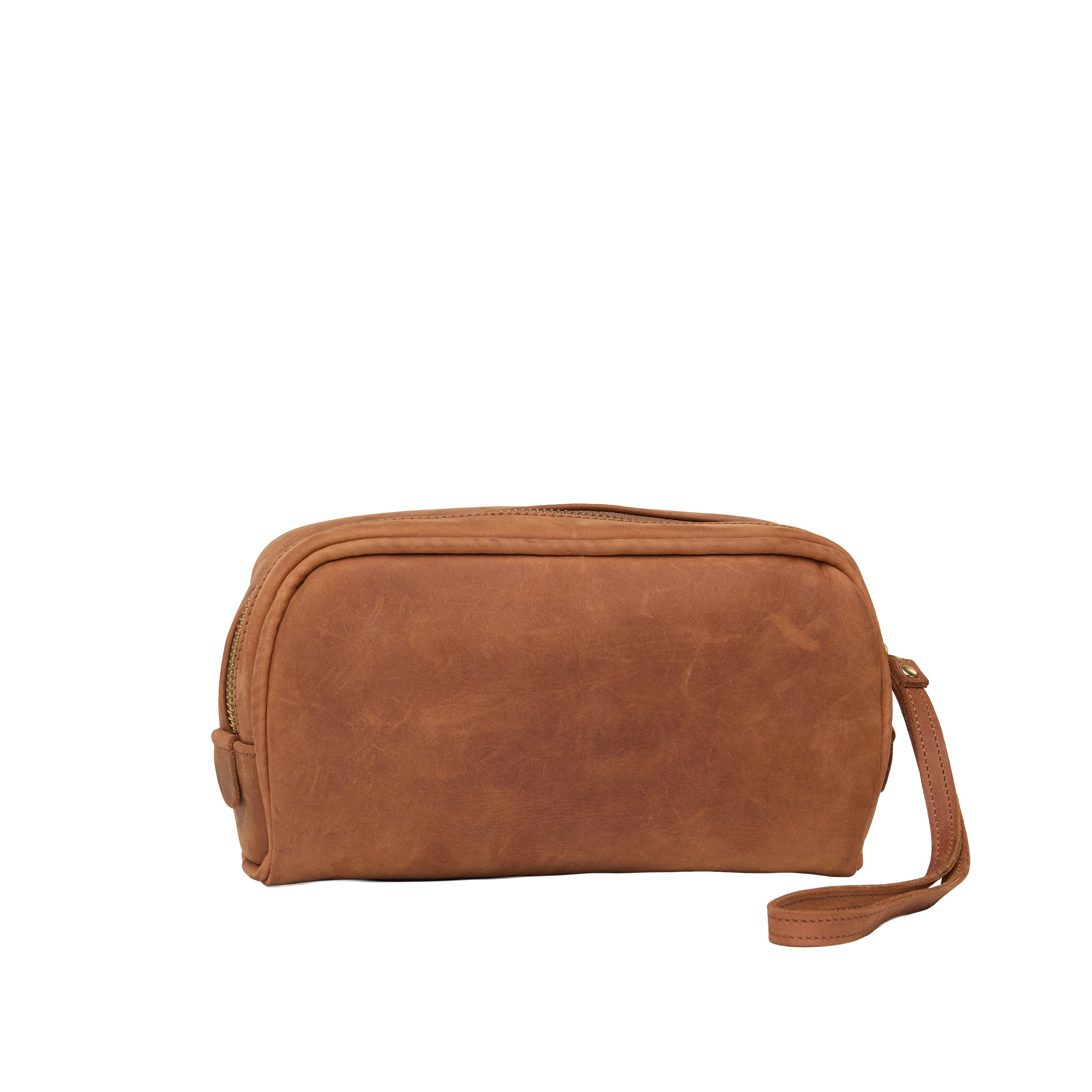Pull-up Leather Weekend Washbag — view 3