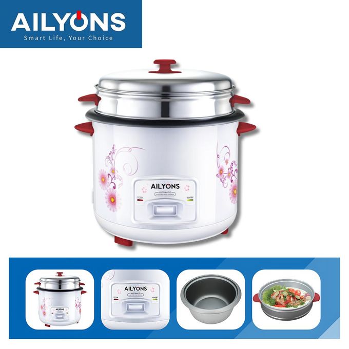 RCX-22B01 Deluxe 2.2L Automatic Electric Rice Cooker 3 In 1 (1YR WRTY) — view 3