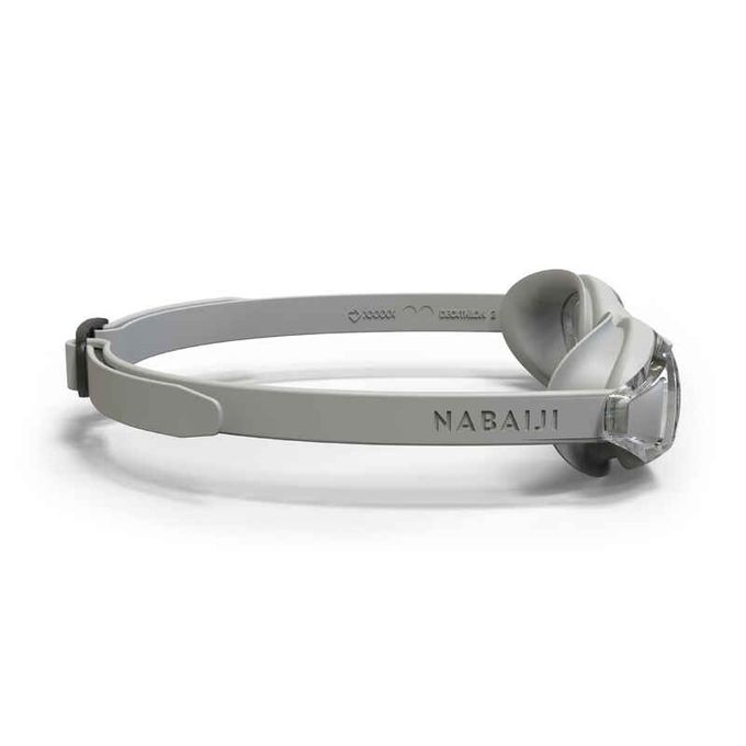 READY 100 SWIMMING GOGGLES - ONE SIZE - CLEAR LENSES - Grey — view 2
