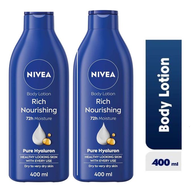 Rich Nourishing Body Lotion For Women - 400ml (Pack Of 2).