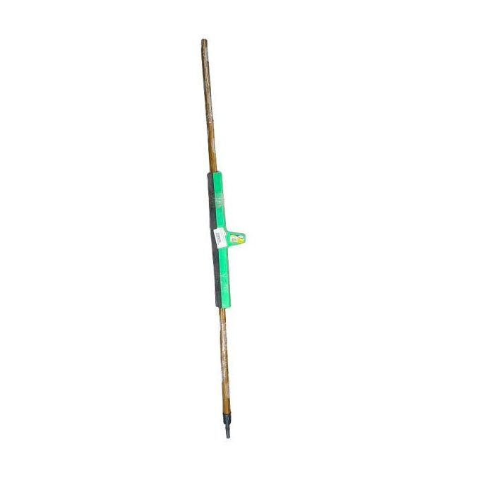 Rubber squeezer with wooden handle.