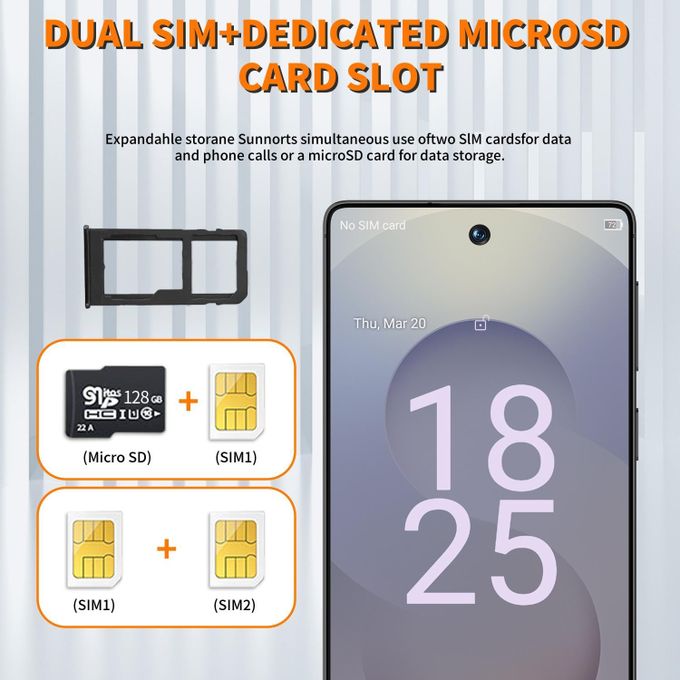 S25 Ultra 6.6 inch Smartphone built in pen, 3+32GB,Android 8.1,4G Network Dual SIM — view 3