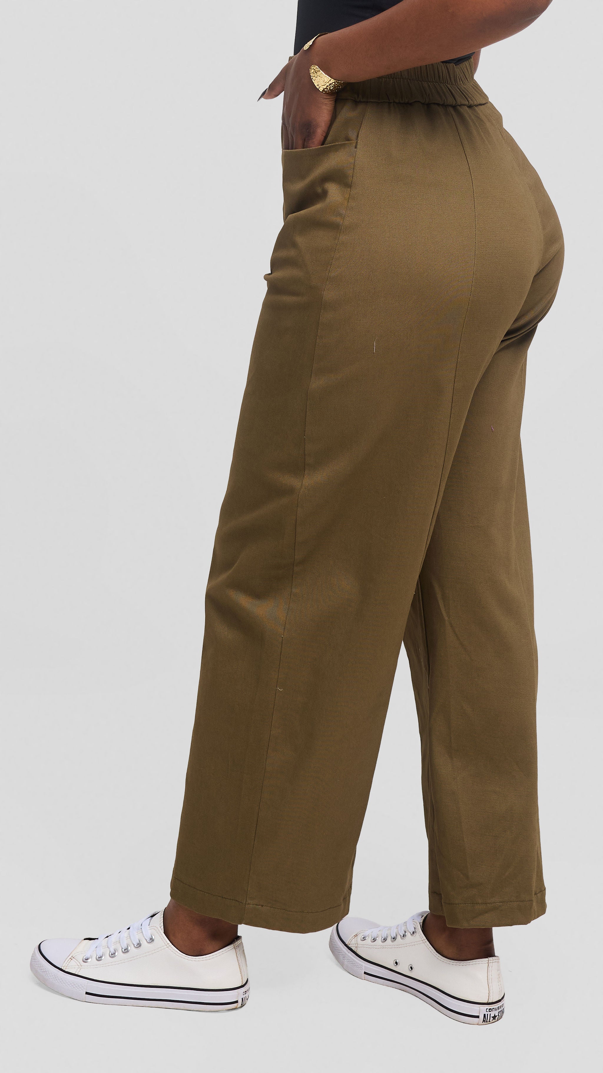 Safari by Vivo Barrel Pants in Cotton - Hunters — view 3