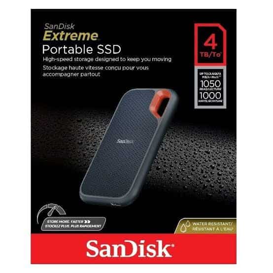 SanDisk Xtreme E61 4TB Portable SSD — view 3