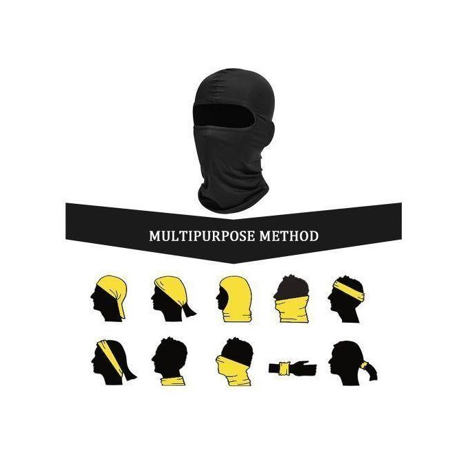 Ski Mask Balaclava Face Mask, Motorcycle Outdoor Premium Ninja Mask — view 3