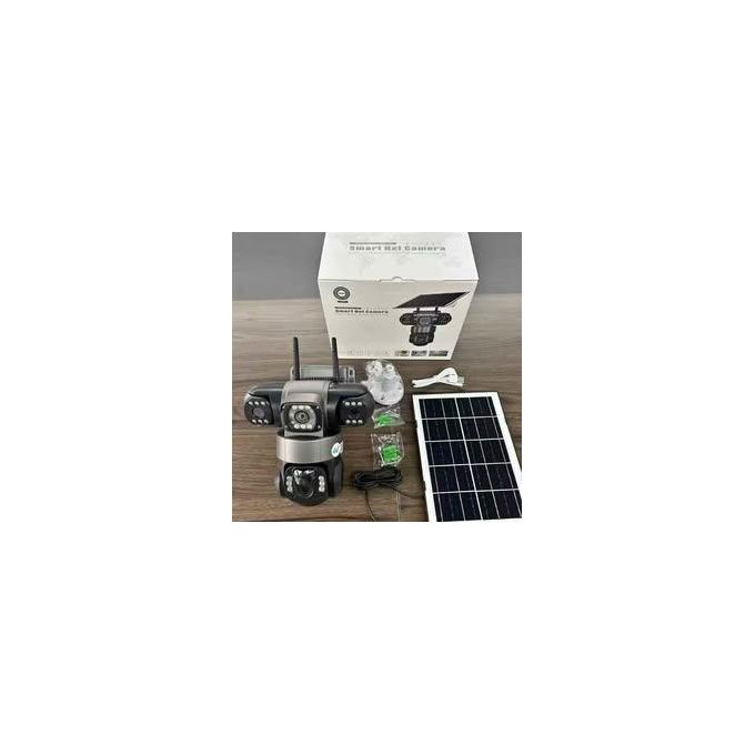 Solar Light 4G (Simcard) V380 Triple Lens Three Screens Camera Solar Powered - (PIR — view 3