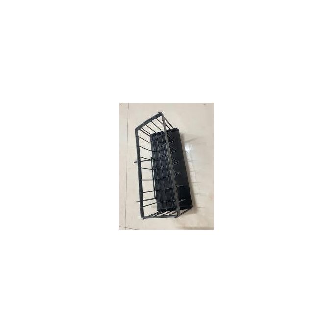 Sponge Holder Sink Drain Rack with Rag Pole Drain Tray for Kitchen Organization