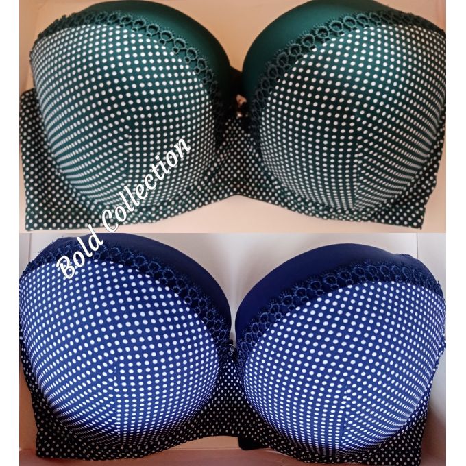 Stress Free Cozy Push Up Eyelash Dotted Bras(Size 36-42D) — view 3