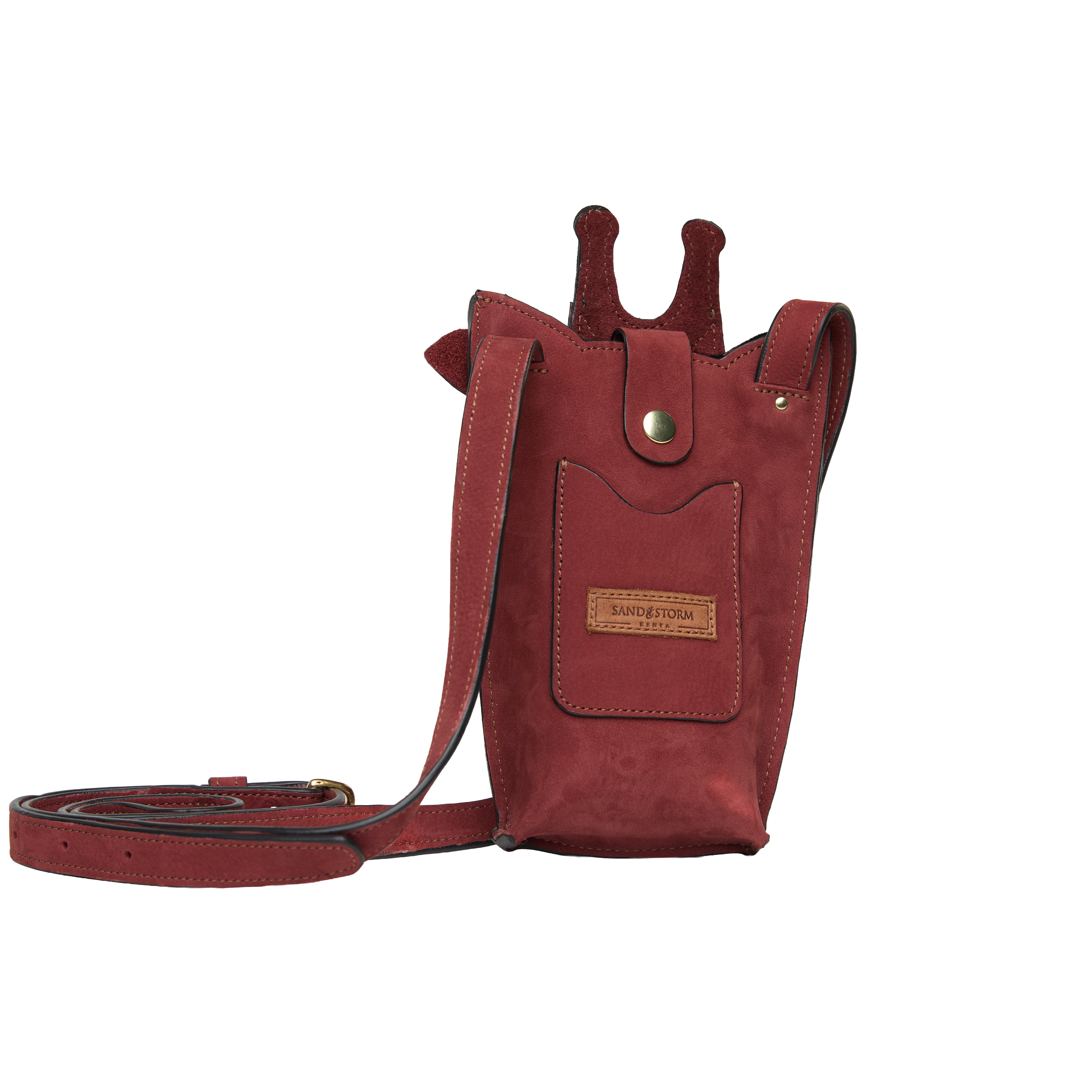 Suede Phone Purse Girraffe — view 2
