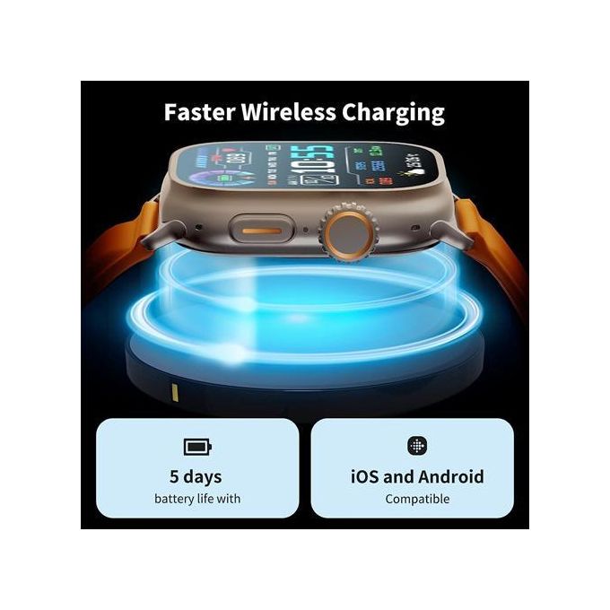 Suitable for Android and iOS 2.2 "full touchscreen smartwatches, smartwatch straps — view 2