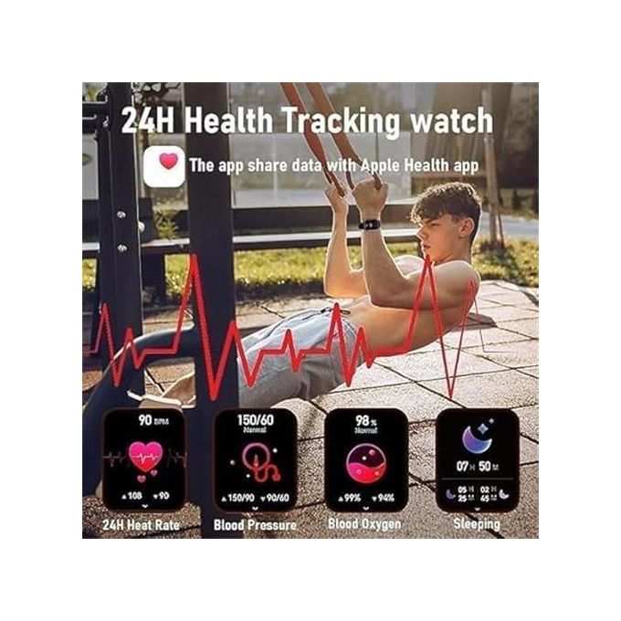 Suitable for Android and iOS 2.2 "full touchscreen smartwatches, smartwatch straps — view 3