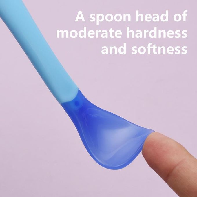 Temperature Sensing Baby Spoon & Fork Set BPA Free Safe Feeding Elegant Design — view 3