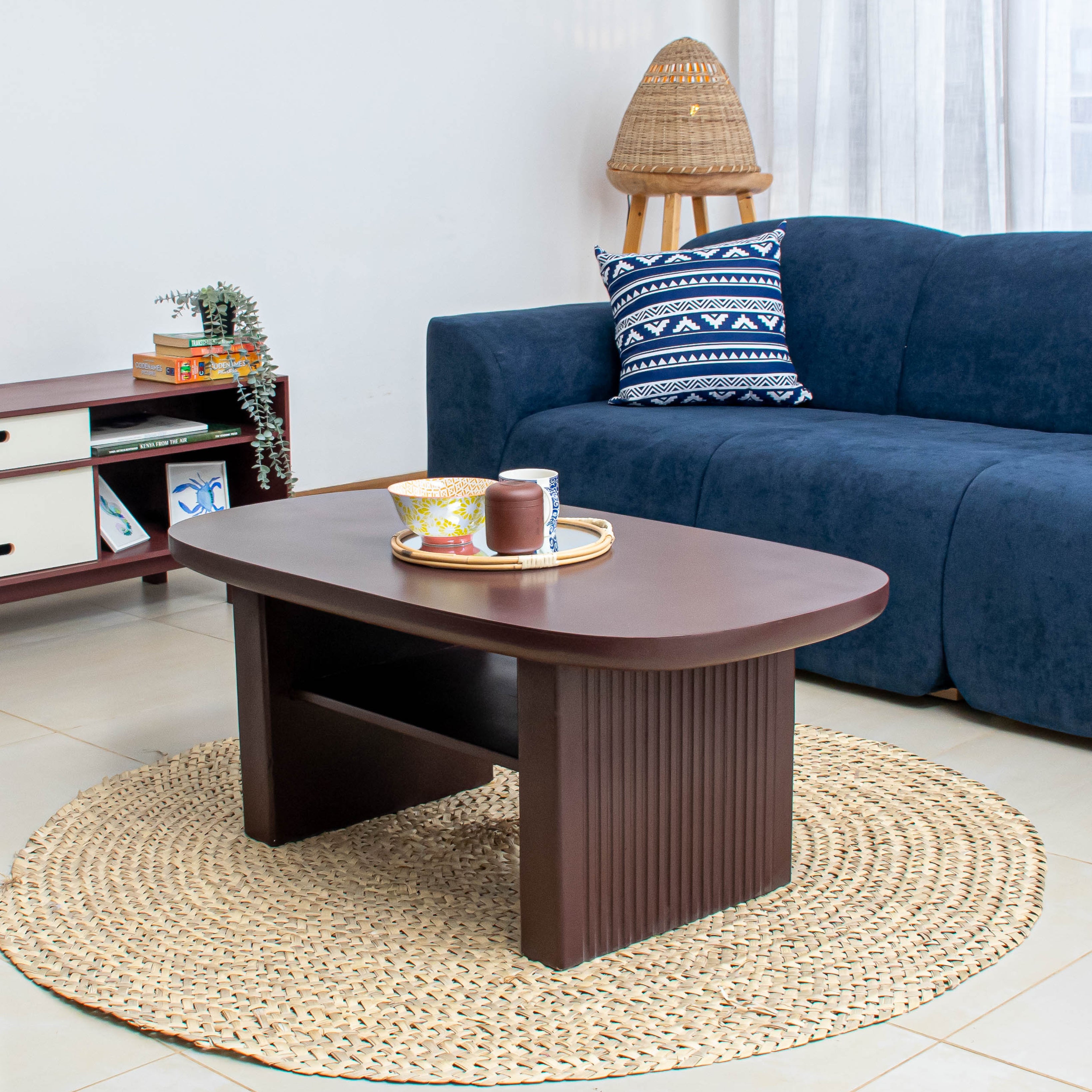 Thicky Legs Coffee Table [Kahawa Brown] — view 2