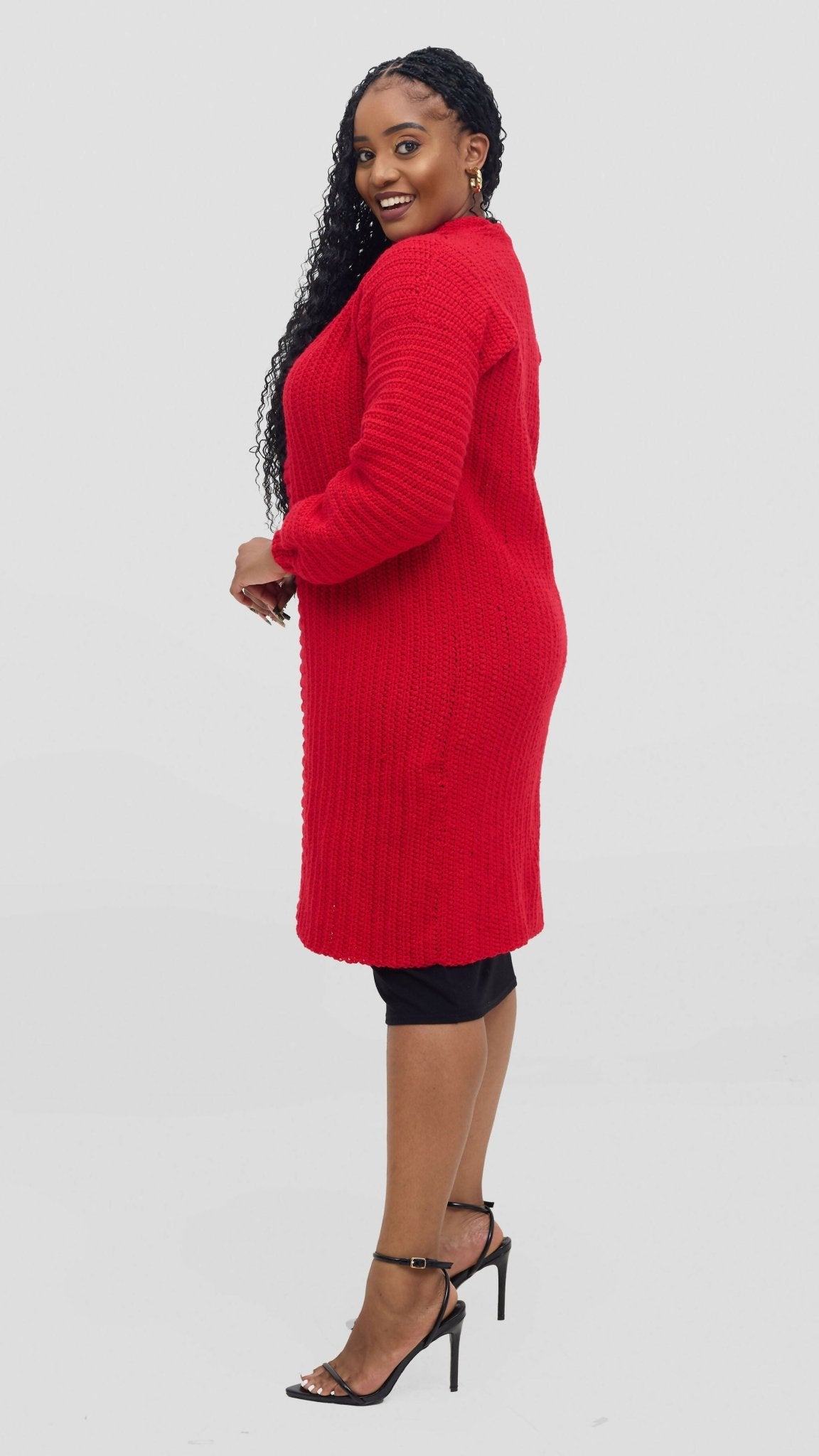 Timyt Urban Wear Classic Knitwear Sweater - Red — view 2