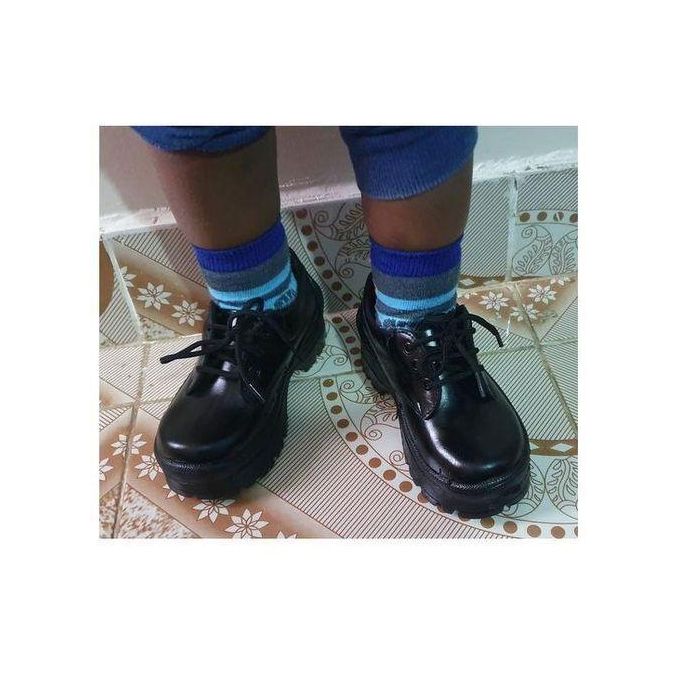 Toughees Bata Black Unisex Shoes - Black — view 2