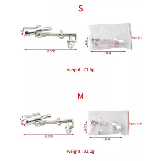 Turbo Sound Whistle Exhaust Muffler Pipe Simulator Whistler For Auto Car — view 3