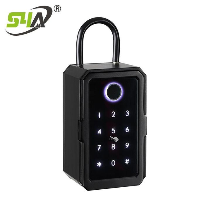 Tuya WiFi Smart Key Lock Box Wall Mounted Key Safe Box — view 2