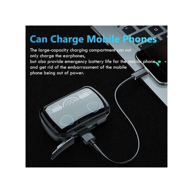 TWS Wireless Earbuds Bluetooth Earphone With Mic Headset M10 — view 3
