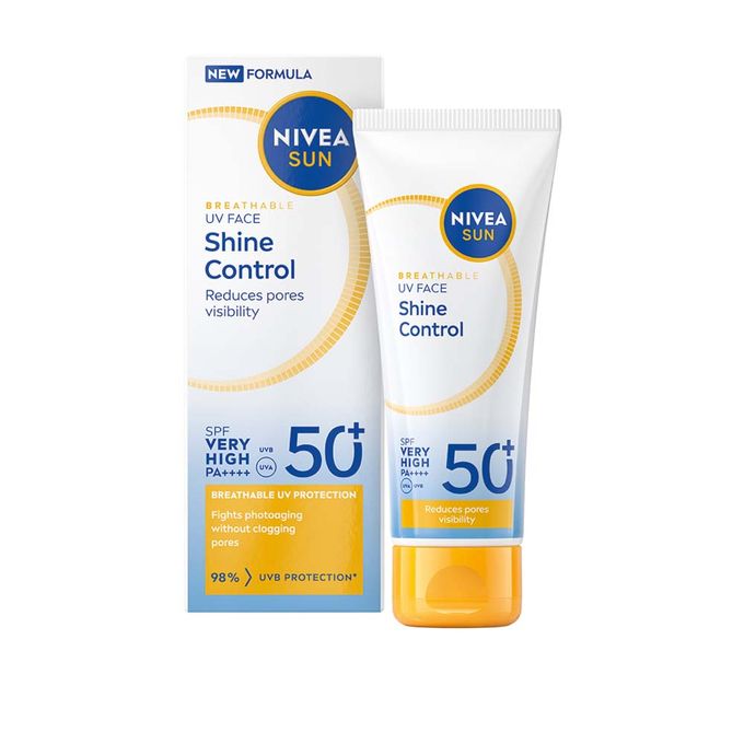 UV Sunscreen Face Shine Control Cream SPF 50 - 40ml. — view 2