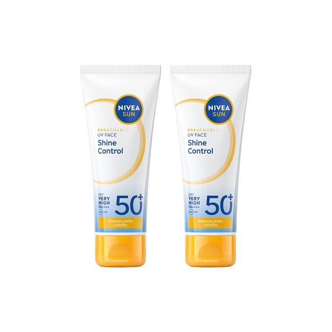 UV Sunscreen Face Shine Control Cream SPF 50 - 40ml Pack of 2. — view 2
