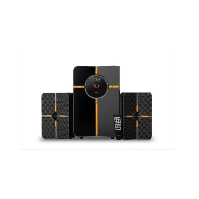V402 2.1 inch Bluetooth Speaker System - Black (1YR WRTY) — view 3