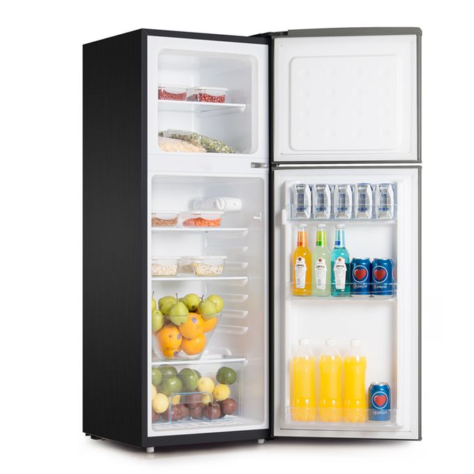 VART-19DHS Double Door Fridge 136L - Silver (1YR WRTY) — view 2