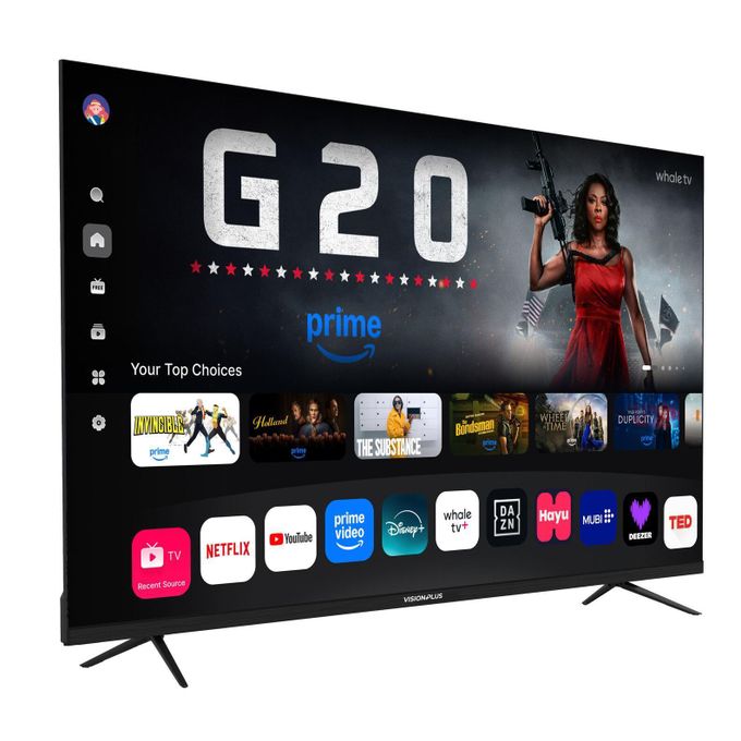 VP8832SW 32" Frameless HD Smart TV - Netflix/YouTube/500+ Apps, Inbuilt Decoder — view 2