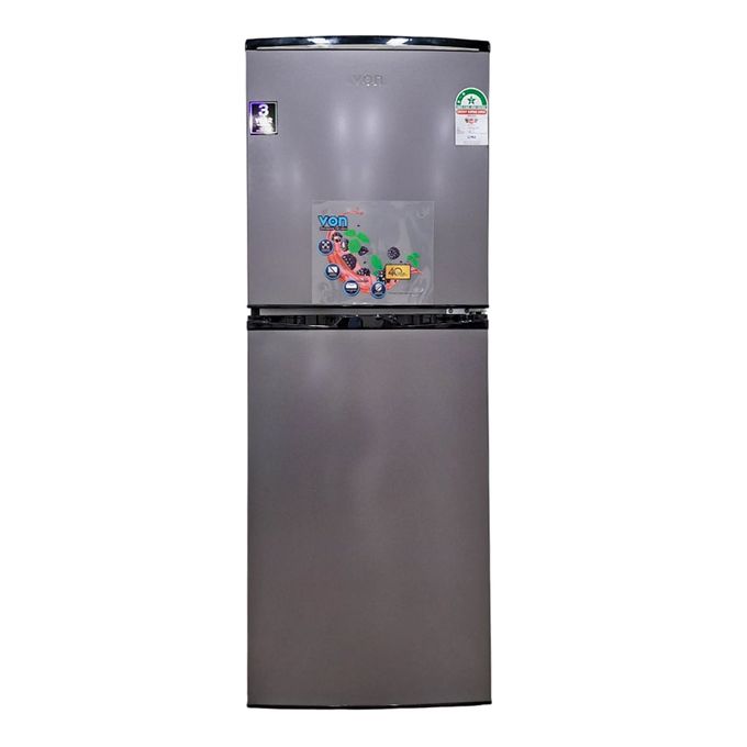 VRT-195DRHS Double Door Direct Cool Fridge - 195L, Dark Silver (1YR WRTY)