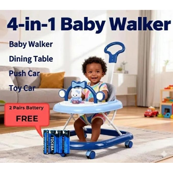 Walker With Melodies, Toys And Push Handle and battery gift