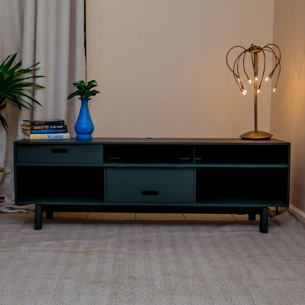 Wazi TV Stand (Charcoal Black) — view 2