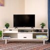 Wazi TV Stand (Pearl White) — view 2