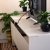 Wazi TV Stand (Pearl White) — view 3