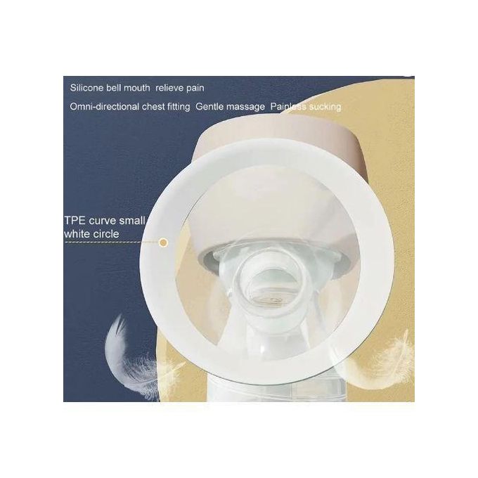 Wearable electric breast pump, single-sided electric breast pump, for infant feeding — view 2