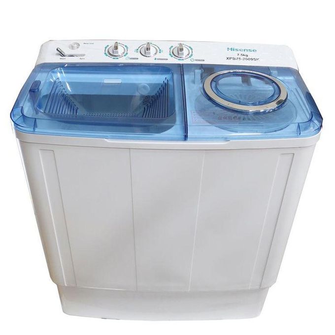 WSQB753W 7.5Kg Twin Tub Top Load Washing Machine - White (2YRS WRTY) — view 3